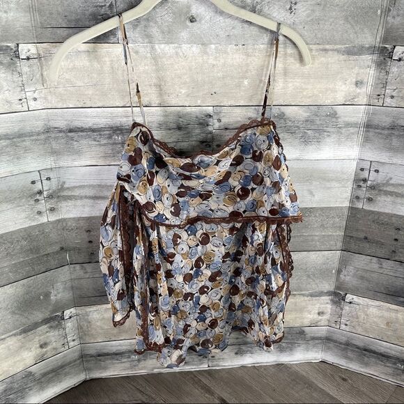 BCBG Silk Flirty Floral Tank - Picture 1 of 8